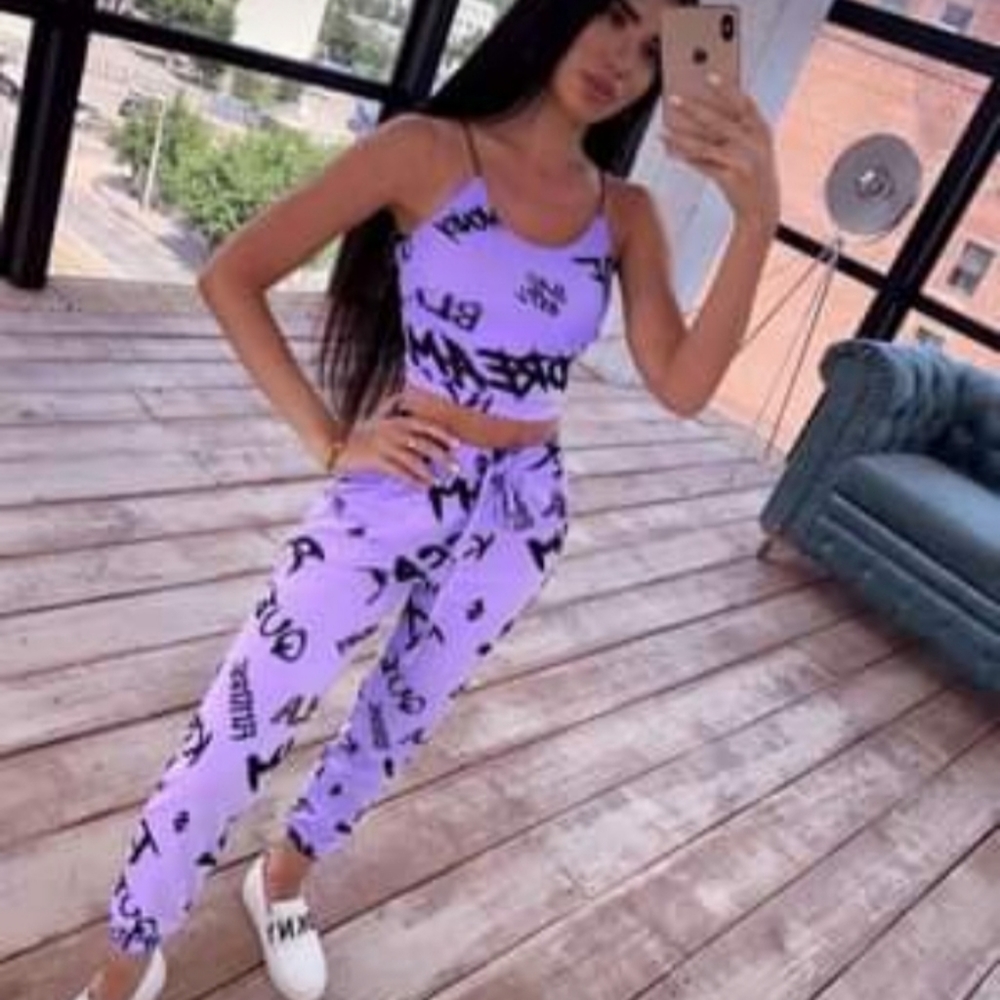 Ladies workout/ casual/ sets/3 pcs